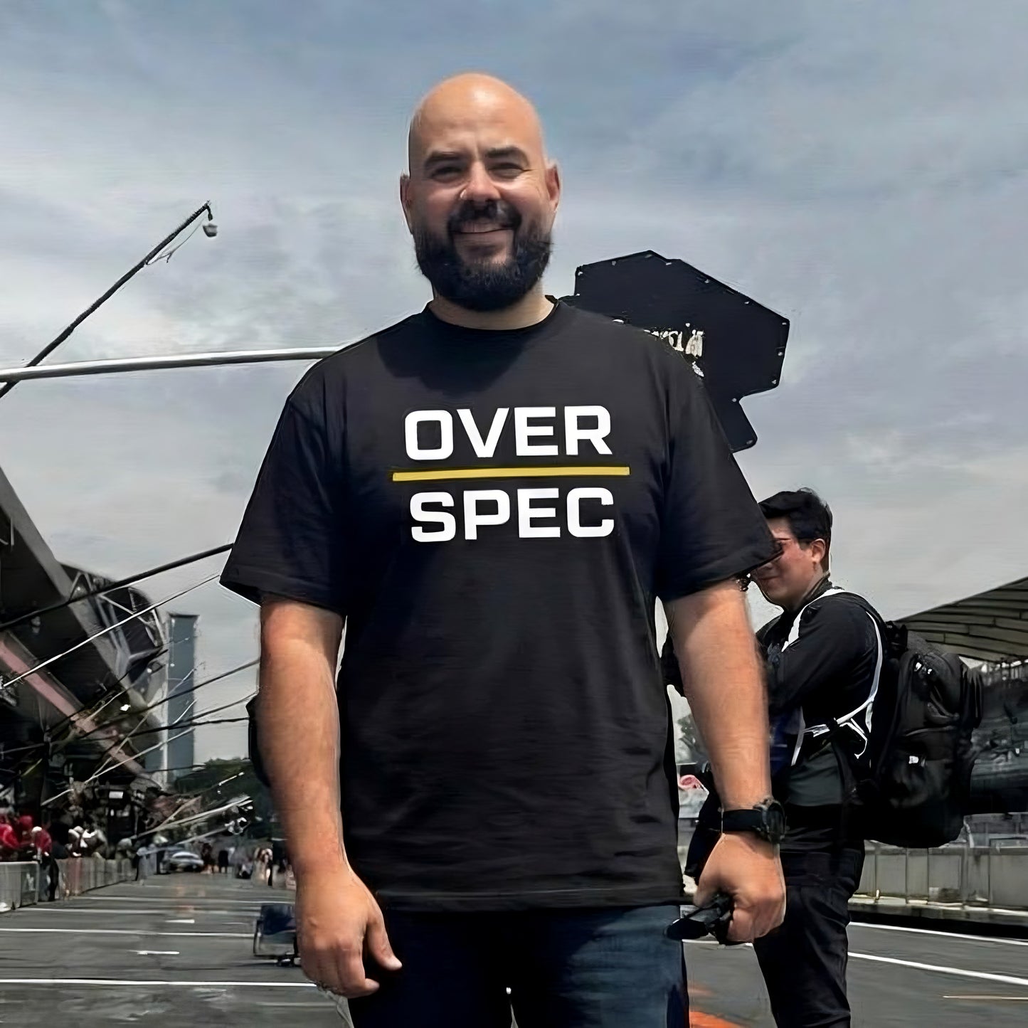 OS-A1 | The Workshop Tee [Heavyweight 200 GSM] Corte Oversized